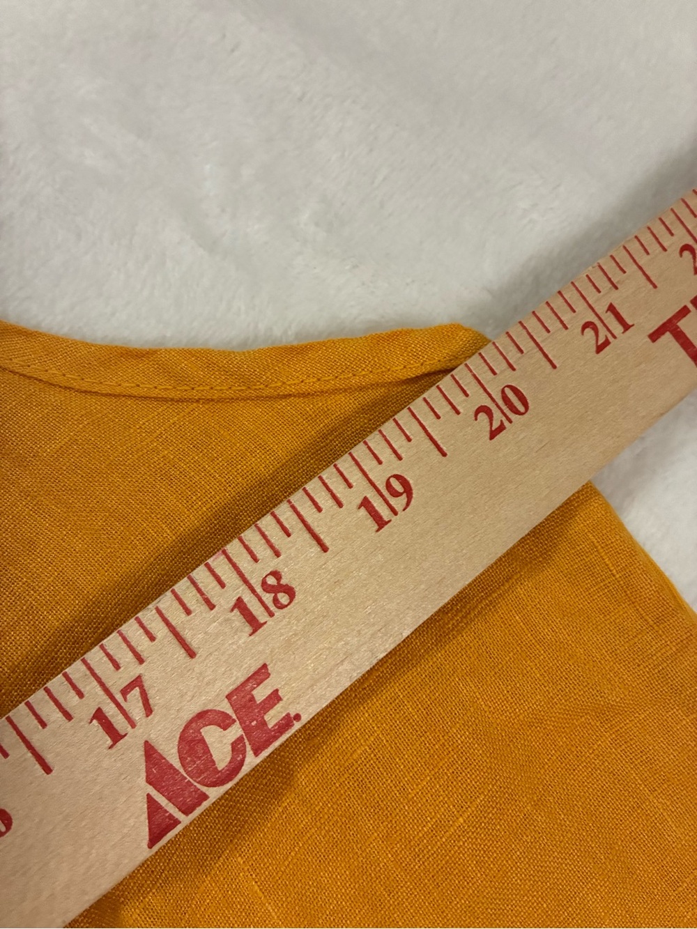 Terzo Millennio 100% Linen Made in Italy Modern  ALine Dress Golden SZ XL NWT - Picture 8 of 8